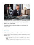 From the Desk of Philip D. Hall, Pharm.D, Professor and Dean, March 24, 2020 by Philip D. Hall
