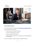 From the Desk of Philip D. Hall, Pharm.D, Professor and Dean, May 1, 2020 by Philip D. Hall