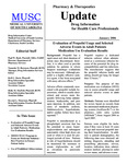 Pharmacy & Therapeutics Update: Drug Information for Health Care Professionals, January 2006
