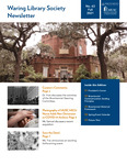Waring Library Society Newsletter, Fall 2021 by Waring Library Society, Waring Historical Library, Medical University of South Carolina, and Anna Marie Schuldt