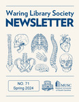 Waring Library Society Newsletter, Spring 2024 by Waring Library Society, Waring Historical Library, Medical University of South Carolina, and Anna Marie Schuldt
